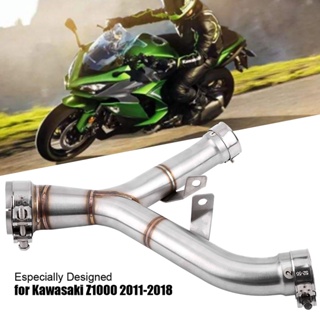 อะแดปเตอร์เชื่อมต่อท่อไอเสียรถจักรยานยนต์สําหรับ Kawasaki Z1000 2011-2018