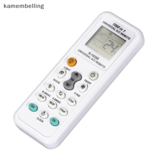 Kamembelling รีโมตควบคุมเครื่องปรับอากาศทั่วไป K-1028E 1000 In 1 LCD A/C EN