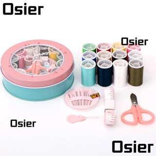 Osier1 ชุดเครื่องมือเย็บผ้า ทรงกลม ขนาดเล็ก พร้อมหน้าต่าง อเนกประสงค์ DIY