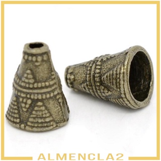 [Almencla2] ลูกปัดสเปเซอร์โลหะ สไตล์ทิเบตวินเทจ สําหรับทําเครื่องประดับ สร้อยคอ DIY