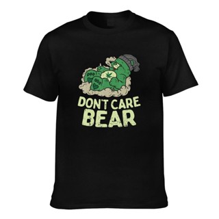 Premium Quality Weed Bear DonT Care Bear Gift Cotton Gildan T-Shirt