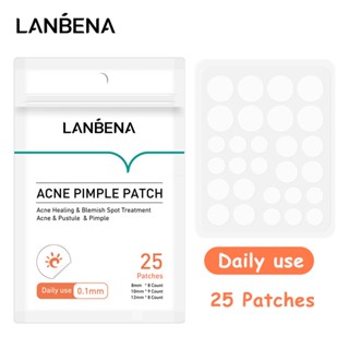 【Lanbena】สติกเกอร์กําจัดสิว รอยสิว และซ่อมแซมผิวหน้า แบบบางพิเศษ ใช้ประจําวัน และกลางคืน