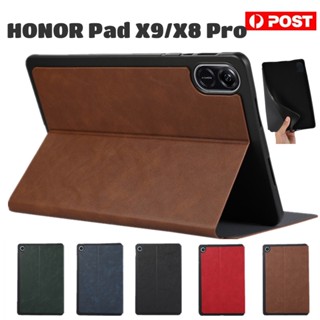 เคสหนัง PU ฝาพับ กันกระแทก สําหรับ Honor Pad X9 11.5 นิ้ว 2023 Honor Pad X8 Pro 2023