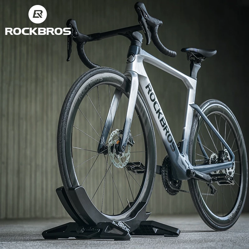 【TH Delivery】ROCKBROS ขาตั้งจักรยานปรับระดับได้ แบบอเนกประสงค์ ที่จอดจักรยานแบบตั้งพื้นในบ้าน สำหรับจักรยานเสือหมอบ มั่นคง ประหยัดพื้นที่ ดีไซน์ทันสมัย สวยงาม