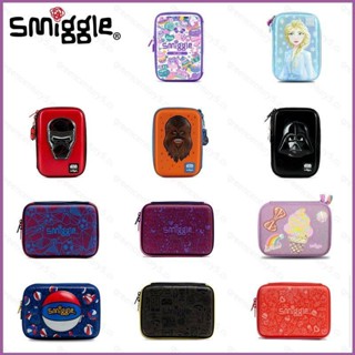 Cwc Smiggle กระเป๋าดินสอ ลายการ์ตูนยูนิคอร์น โฟรเซ่นน่ารัก จุของได้เยอะ เรียบง่าย สําหรับใส่เครื่องเขียนนักเรียน