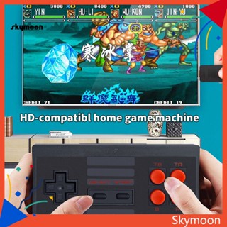 Skym* ชุดเกมคอนโซลวิดีโอเกมไร้สาย HD 8 บิต ความไวสูง สไตล์เรโทร สําหรับบ้าน 1 ชุด