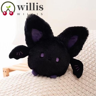 Willis ตุ๊กตาค้างคาวฮาโลวีน แบบนิ่ม ขนาด 20 ซม. สีขาว ดํา สําหรับเด็กผู้หญิง ของขวัญวันเกิด