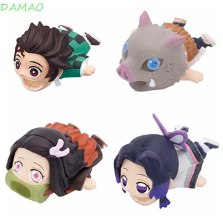 Damao ตัวป้องกันสายเคเบิล สําหรับโทรศัพท์ สายเคเบิล Usb Kimetsu No Yaiba ที่ม้วนสายเคเบิล Kamado Nezuko