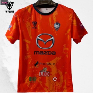 เสื้อซ้อมสีฟ้าทีมนครราชสีมา มาสด้า เอฟซี 2022-2023 (ตัวใหม่เลกสอง)