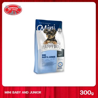 [MANOON] HAPPY DOG Mini Baby &amp; Junior 300g ลูกสุนัขพันธุ์เล็ก