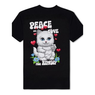 พร้อมส่ง RIPNDIP เสื้อยืดแขนสั้นลําลอง พิมพ์ลายดอกไม้น่ารัก ขนาดใหญ่ เหมาะกับฤดูร้อน แนวสตรีท สําหรับสตรี 0831