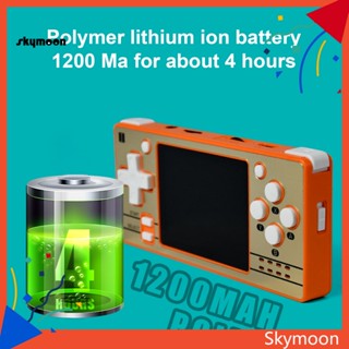 Skym* เครื่องเล่นเกม Powkiddy Q20mini หน้าจอ IPS 24 นิ้ว แบบพกพา 12 สตรีม สําหรับวัยรุ่น