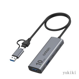 Kiki ฮับ USB C 5 พอร์ต - ฮับ USB 10Gbps สําหรับแล็ปท็อป USB TypeC