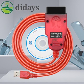 【DIDAYS Premium Products】OBD2 เครื่องมือวิเคราะห์รถยนต์ ABRS Key ECU OBD2 สําหรับรถยนต์ Renault