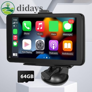 【DIDAYS Premium Products】เครื่องเล่นมัลติมีเดีย ไร้สาย HD 1024P 7 นิ้ว สําหรับรถยนต์ Android