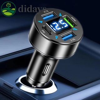 【DIDAYS Premium Products】อะแดปเตอร์ชาร์จ USB PD QC 3.0 66W 4 พอร์ต สําหรับ iPhone Samsung