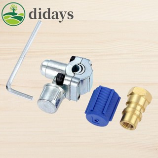 【DIDAYS Premium Products】ชุดวาล์วก๊อกน้ํา เจาะกระสุน ท่อเหล็กทองแดง สําหรับ R134A GPV14 GPV31 GPV38