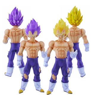 ฟิกเกอร์ อนิเมะดราก้อนบอล Stars Super Saiyan Yellow Purple Vegeta Version 2 ของขวัญคริสต์มาส