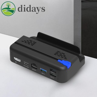 【DIDAYS Premium Products】6 in 1 Dock RJ45 Gigabit Ethernet Game Console TV Dock สําหรับ Steam Deck