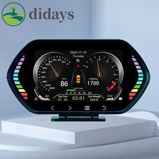 【DIDAYS Premium Products】อะไหล่เครื่องวัดความเร็ว GPS ดิจิทัล สําหรับรถยนต์