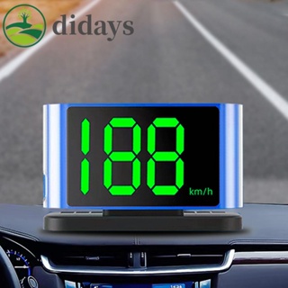 【DIDAYS Premium Products】เครื่องวัดความเร็ว GPS MPH ขนาดใหญ่ สําหรับรถยนต์