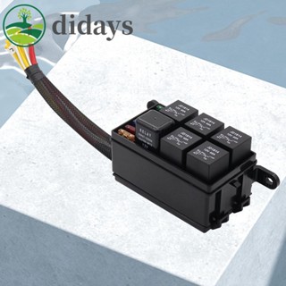 【DIDAYS Premium Products】ที่วางฟิวส์ 12V พร้อมสายไฟ สําหรับรถยนต์ SUV UTV RV