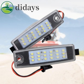 【DIDAYS Premium Products】ไฟป้ายทะเบียนรถยนต์ LED Cob 6500K สําหรับ Toyota HIACE 200 Vanguard ACA33W 2 ชิ้น