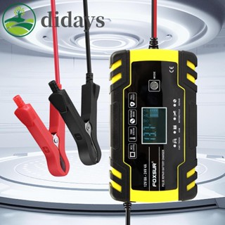 【DIDAYS Premium Products】ที่ชาร์จแบตเตอรี่รถยนต์ แคลเซียมเจล AGM 12V8A 24V4A