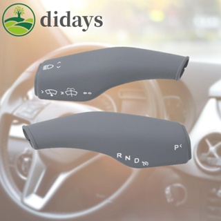 【DIDAYS Premium Products】ฝาครอบคันเกียร์ซิลิโคน สีดํา สําหรับ Tesla Model 3 Model Y 2 ชิ้น