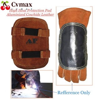 Cvmax ถุงมือเชื่อม อลูมิเนียม หนังวัว ป้องกันความร้อน ทนทาน AP-9500