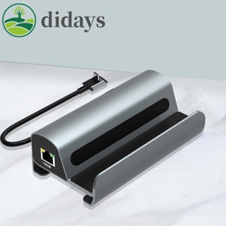 【DIDAYS Premium Products】ฮับเกมคอนโซล 4K RJ45 PD60W USB3.0 HDMI สําหรับ Steam Deck 6 in 1