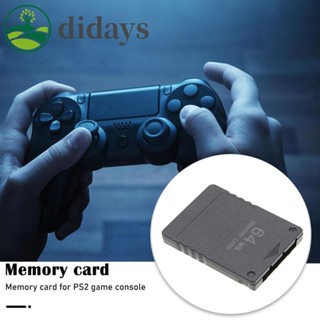 【DIDAYS Premium Products】เมมโมรี่การ์ด ความเร็วสูง สําหรับเกมคอนโซล PS2 64MB