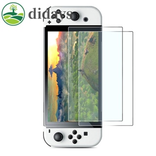 【DIDAYS Premium Products】ฟิล์มกระจกนิรภัย HD สําหรับ Switch OLED Game Console 2 ชิ้น