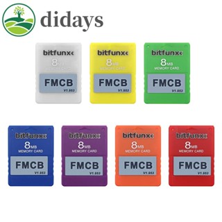 【DIDAYS Premium Products】การ์ดหน่วยความจํา 8MB Free McBoot V1.953 FMCB 1.953 สําหรับ PS 2