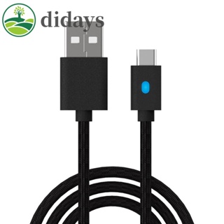 【DIDAYS Premium Products】สายชาร์จคอนโทรลเลอร์ไร้สาย USB Type-C ยาว 3 เมตร สําหรับ PS5 Switch Pro