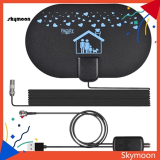 Skym* เสาอากาศขยายสัญญาณทีวีดิจิทัล 4K 2000 ไมล์ DVB-T2 HDTV สําหรับในร่ม