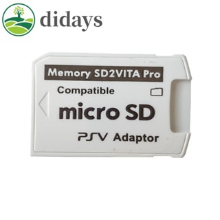 【DIDAYS Premium Products】V5.0 SD2VITA PSVita การ์ดเกม สําหรับ PS Vita SD 1000 2000