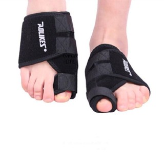 Cymx Hallux Valgus เครื่องหนีบผมตรง บรรเทาอาการปวดนิ้วเท้า ปรับได้ สีดํา