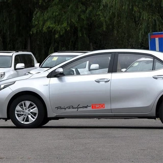 Trd สติกเกอร์ มีกาวในตัว สําหรับติดตกแต่งรถยนต์ 2 ชิ้น