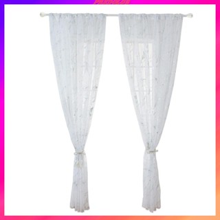 [Predolo2] ผ้าม่าน Voile Draperies สําหรับหน้าต่าง ห้องนั่งเล่น บ้าน