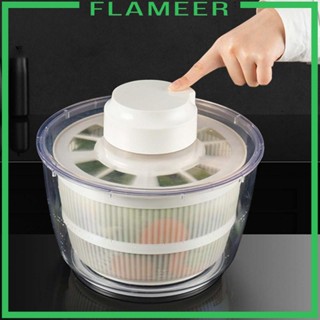 [Flameer] เครื่องอบผักสลัด ผัก ผลไม้ แบบอัตโนมัติ แห้งเร็ว อเนกประสงค์ สําหรับห้องครัว