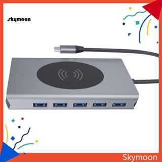 Skym* 13 in 1 อะแดปเตอร์แปลงที่ชาร์จไร้สาย USB Type-C เป็น 4K 1080P HDMI