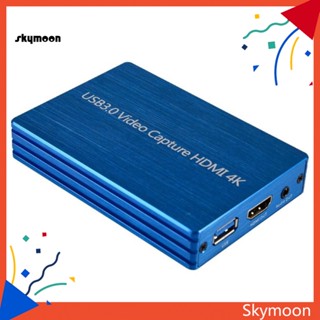 Skym* การ์ดจับภาพวิดีโอเกม 4K 1080P USB30 HDMI ความคมชัดสูง