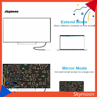 Skym* อะแดปเตอร์ฮับ USB 30 เป็น HDMI 1080P แบบพกพา สําหรับคอมพิวเตอร์