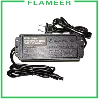 [Flameer] อะแดปเตอร์พาวเวอร์ซัพพลาย แรงดันไฟฟ้า 3V~24V 84W สําหรับพัดลม DC โคมไฟตั้งโต๊ะ มอเตอร์ DC