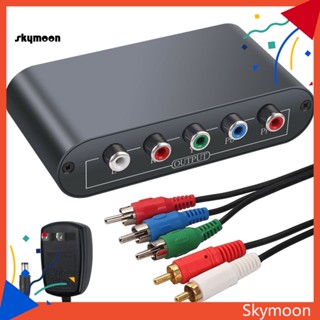 Skym* ตัวแปลง HDMI เป็น 1080P YPbPr 3RCA RGB ขนาดพกพา สําหรับสํานักงาน