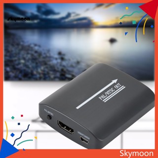 Skym* อะแดปเตอร์แปลงสัญญาณวิดีโอ 1080P HDMI เป็น AV RCA ความคมชัดสูง สําหรับกล้องวิดีโอ