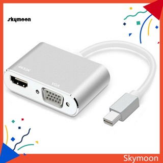 Skym* 2 in 1 อะแดปเตอร์แปลงการ์ดรีดเดอร์ เป็น HDMI VGA วิดีโอ DP