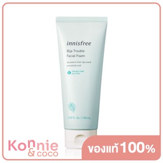 Innisfree Bija Trouble Facial Foam 150ml อินนิสฟรี คลีนซิ่งโฟมบีจาเนื้อเนียนนุ่ม.