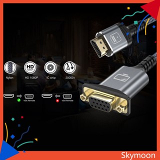 Skym* อะแดปเตอร์แปลงเสียง HDMI 1080P TF DP VGA